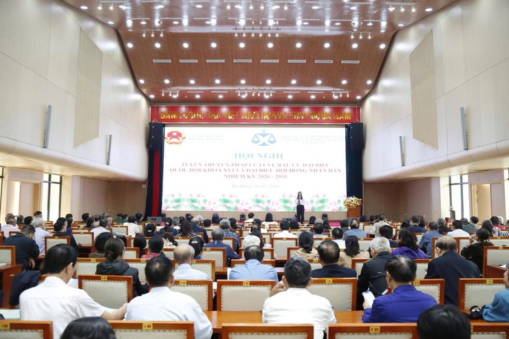 Phường Hà Đông tuyên truyền, phổ biến pháp luật về bầu cử- Ảnh 1.