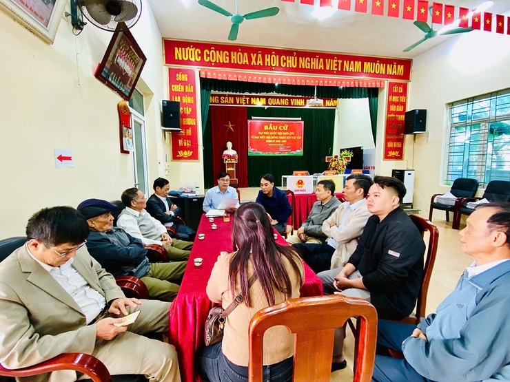 ỦY BAN MTTQ HÒA XÁ GIÁM SÁT, KIỂM TRA CÔNG TÁC CHUẨN BỊ BẦU CỬ TẠI CÁC TỔ BẦU CỬ, CÁC BAN CÔNG TÁC MẶT TRẬN THÔN- Ảnh 4.