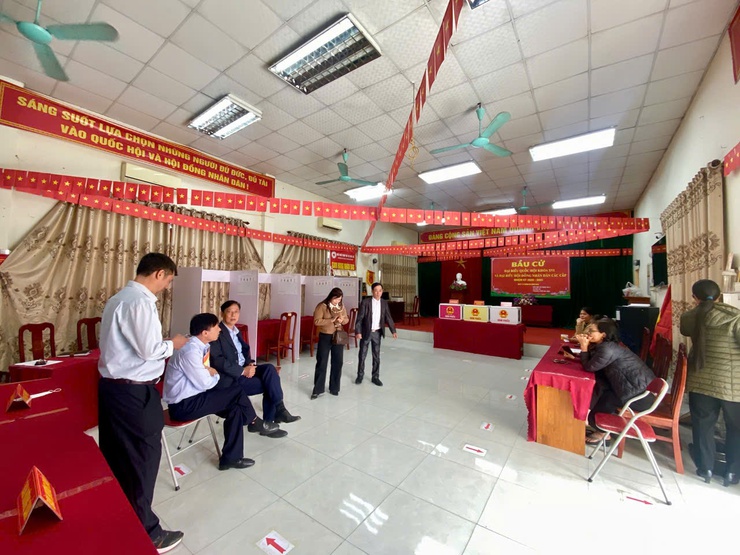 ỦY BAN MTTQ HÒA XÁ GIÁM SÁT, KIỂM TRA CÔNG TÁC CHUẨN BỊ BẦU CỬ TẠI CÁC TỔ BẦU CỬ, CÁC BAN CÔNG TÁC MẶT TRẬN THÔN- Ảnh 7.