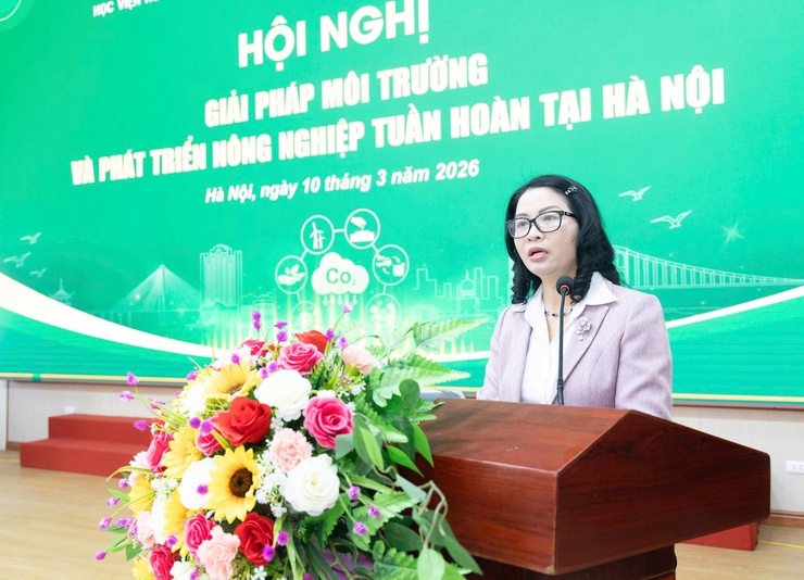 HỌC VIỆN NÔNG NGHIỆP VIỆT NAM TỔ CHỨC HỘI NGHỊ GIẢI PHÁP MÔI TRƯỜNG, HỖ TRỢ PHÁT TRIỂN NÔNG NGHIỆP TUẦN HOÀN CHO CÁC XÃ PHÍA NAM THỦ ĐÔ- Ảnh 1.
