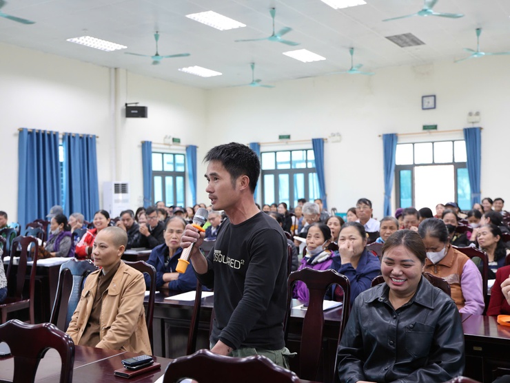 Xã Tam Hưng tổ chức hội nghị họp dân thôn Bùi Xá về công tác giải phóng mặt bằng Dự án Khu đô thị thể thao Olympic- Ảnh 7.