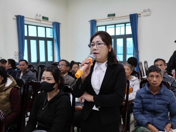 Xã Tam Hưng tổ chức hội nghị họp dân thôn Bùi Xá về công tác giải phóng mặt bằng Dự án Khu đô thị thể thao Olympic- Ảnh 5.