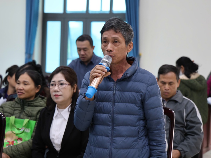 Xã Tam Hưng tổ chức hội nghị họp dân thôn Bùi Xá về công tác giải phóng mặt bằng Dự án Khu đô thị thể thao Olympic- Ảnh 6.