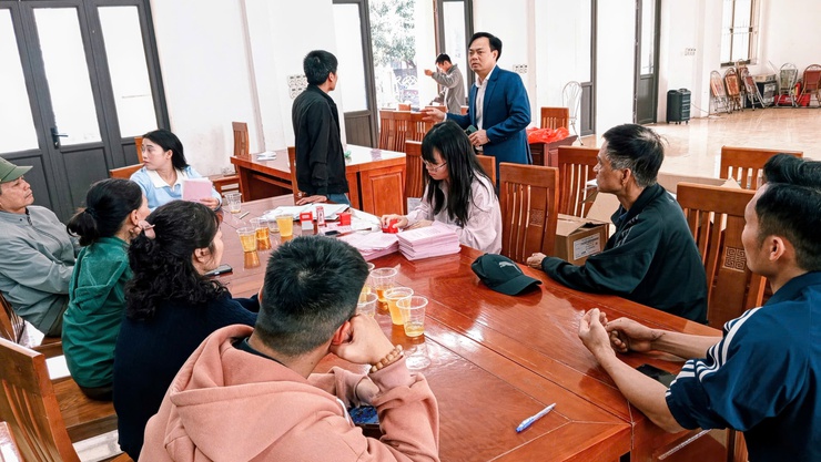 Lãnh đạo xã Tam Hưng kiểm tra công tác chuẩn bị bầu cử tại các khu vực bỏ phiếu- Ảnh 6.