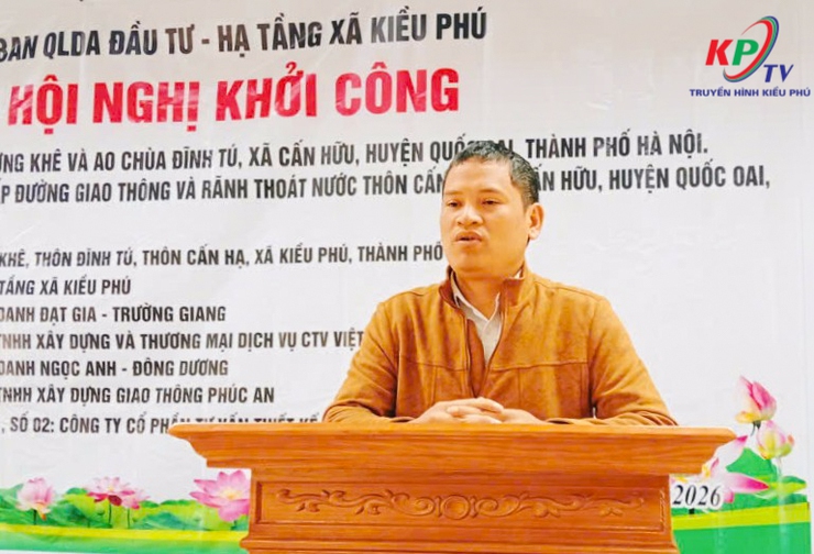 UBND xã Kiều Phú tổ chức Lễ khởi công các dự án hạ tầng dân sinh trên địa bàn- Ảnh 6.