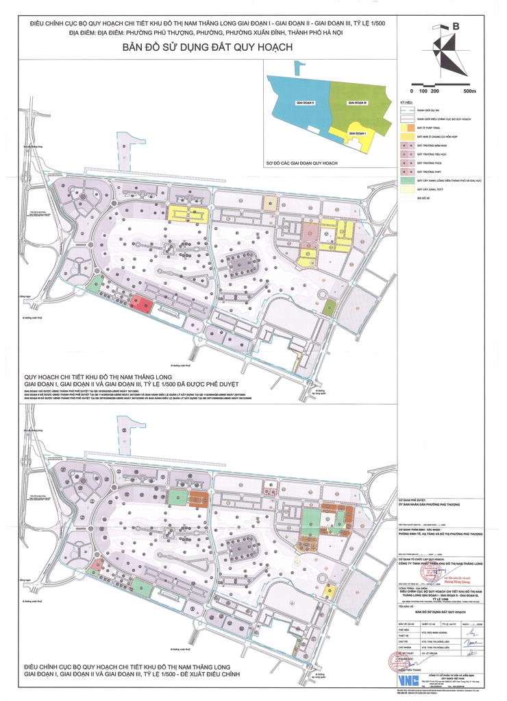 Phường Phú Thượng niêm yết công khai, lấy ý kiến cộng đồng dân cư về điều chỉnh cục bộ quy hoạch chi tiết tỷ lệ 1/500 khu đô thị Nam Thăng Long- Ảnh 1.