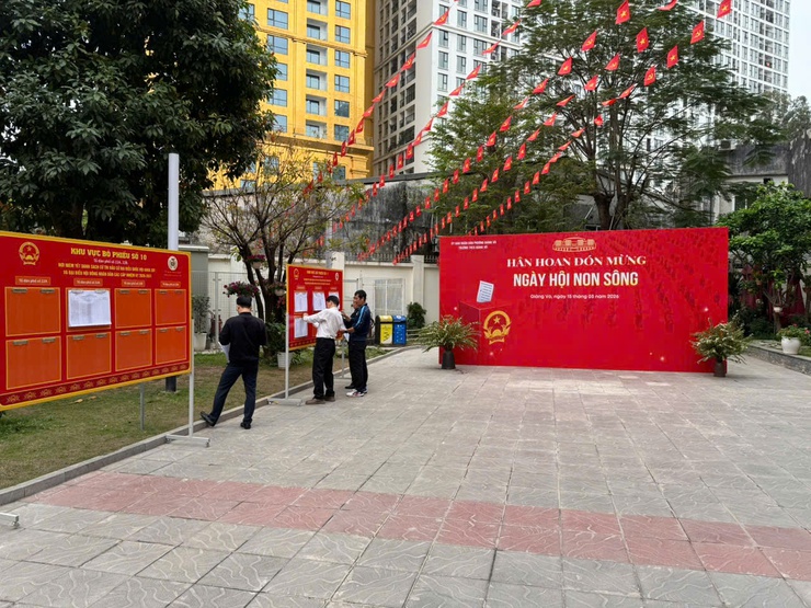 Phường Giảng Võ khẩn trương hoàn tất công tác chuẩn bị, sẵn sàng cho ngày hội bầu cử- Ảnh 2.