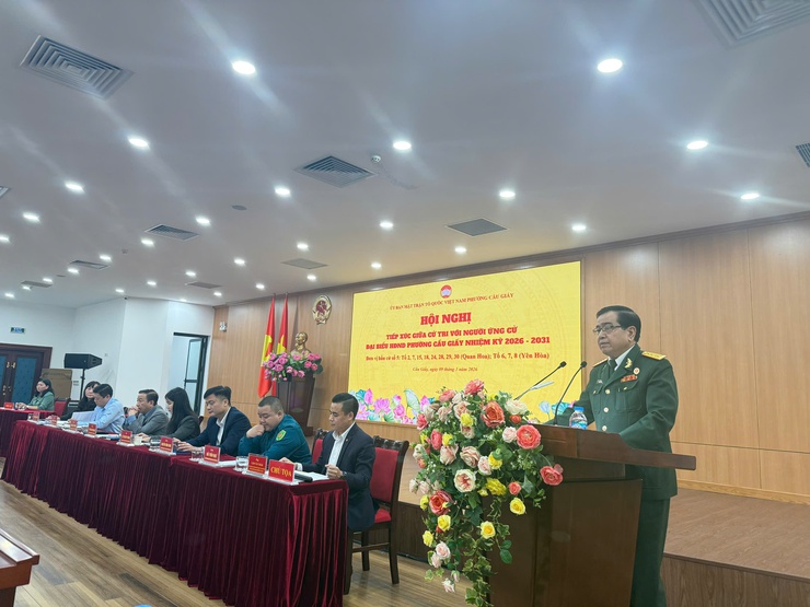 Hội nghị tiếp xúc cử tri với người ứng cử đại biểu HĐND phường Cầu Giấy nhiệm kỳ 2026–2031 tại đơn vị bầu cử số 5- Ảnh 5.