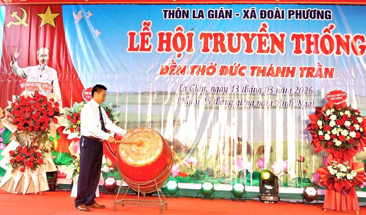 Lãnh đạo xã Đoài Phương dự lễ hội truyền thống thôn La Gián- Ảnh 3.