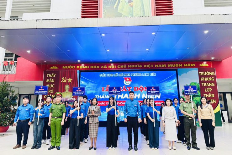 Đoàn phường Long Biên tổ chức Lễ Phát động Tháng Thanh niên năm 2026- Ảnh 2.
