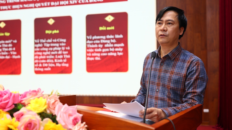 ĐẢNG BỘ XÃ THẠCH THẤT: THỐNG NHẤT NHẬN THỨC, QUYẾT TÂM ĐƯA NGHỊ QUYẾT CỦA ĐẢNG VÀO CUỘC SỐNG- Ảnh 4.