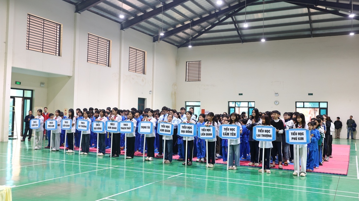 Khai mạc giải thể thao học sinh phổ thông xã Thạch Thất năm học 2025 - 2026- Ảnh 5.
