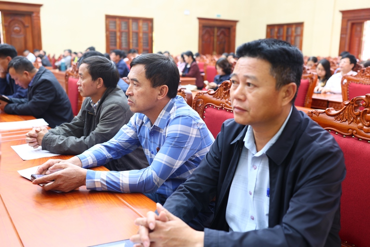 THẠCH THẤT: HỘI NGHỊ QUÁN TRIỆT CÔNG TÁC BẦU CỬ ĐẠI BIỂU QUỐC HỘI VÀ ĐẠI BIỂU HĐND CÁC CẤP NHIỆM KỲ 2026 – 2031- Ảnh 5.