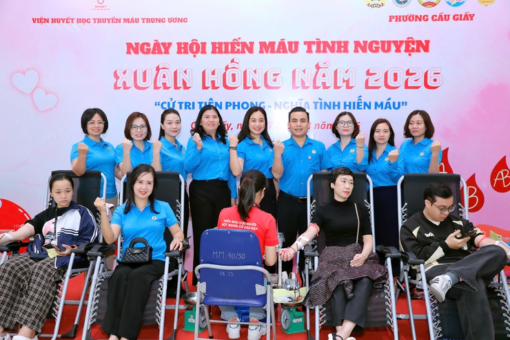 Phường Cầu Giấy tổ chức Ngày hội hiến máu tình nguyện chào mừng Ngày hội non sông năm 2026- Ảnh 7.