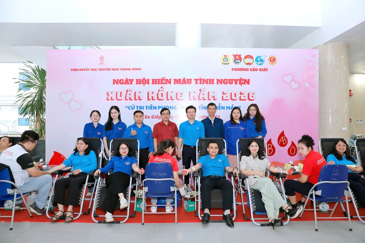 Phường Cầu Giấy tổ chức Ngày hội hiến máu tình nguyện chào mừng Ngày hội non sông năm 2026- Ảnh 4.