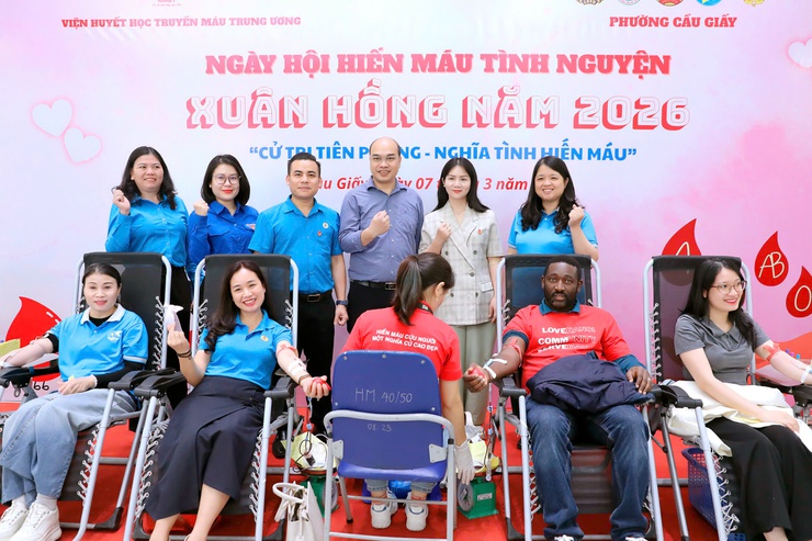 Phường Cầu Giấy tổ chức Ngày hội hiến máu tình nguyện chào mừng Ngày hội non sông năm 2026- Ảnh 1.
