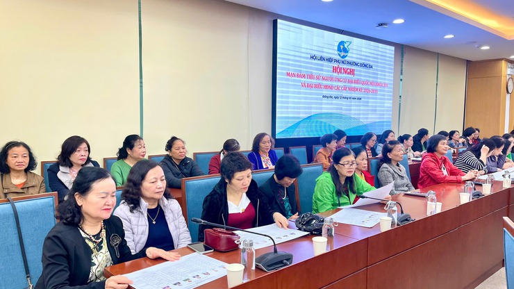 Phụ nữ phường Đống Đa tổ chức Hội nghị mạn đàm  tiểu sử các ứng cử viên đại biểu Quốc hội khóa XVI và HĐND các cấp nhiệm kỳ 2026-2031- Ảnh 9.