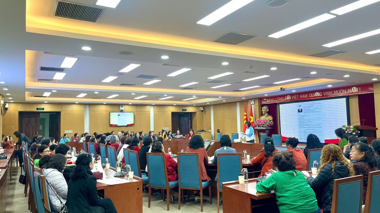 Phụ nữ phường Đống Đa tổ chức Hội nghị mạn đàm  tiểu sử các ứng cử viên đại biểu Quốc hội khóa XVI và HĐND các cấp nhiệm kỳ 2026-2031- Ảnh 5.