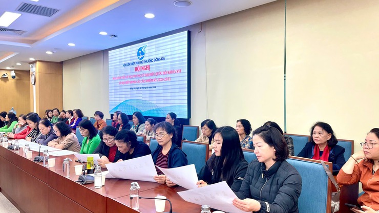 Phụ nữ phường Đống Đa tổ chức Hội nghị mạn đàm  tiểu sử các ứng cử viên đại biểu Quốc hội khóa XVI và HĐND các cấp nhiệm kỳ 2026-2031- Ảnh 7.