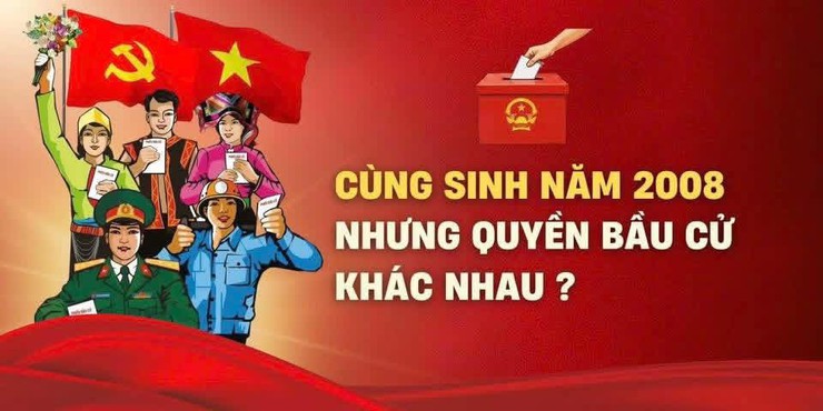 BẠN CÓ BIẾT: CÙNG SINH NĂM 2008 NHƯNG QUYỀN BẦU CỬ CÓ THỂ KHÁC NHAU?- Ảnh 1.