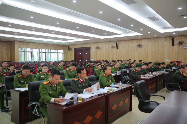 Đoàn công tác Công an thành phố Hà Nội kiểm tra công tác ANTT phục vụ bầu cử- Ảnh 3.