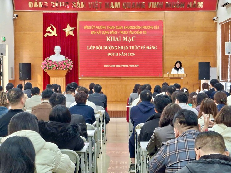Khai giảng Lớp bồi dưỡng nhận thức về Đảng- Ảnh 3.