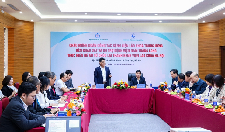 Bệnh viện Nam Thăng Long triển khai Đề án thành lập Bệnh viện Lão khoa Hà Nội- Ảnh 1.