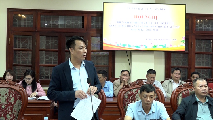 Uỷ ban bầu cử xã Mỹ Đức đánh giá và triển khai một số nhiệm vụ trọng tâm trước ngày bầu cử Quốc hội và HĐND các cấp nhiệm kỳ 2026 – 2031- Ảnh 4.