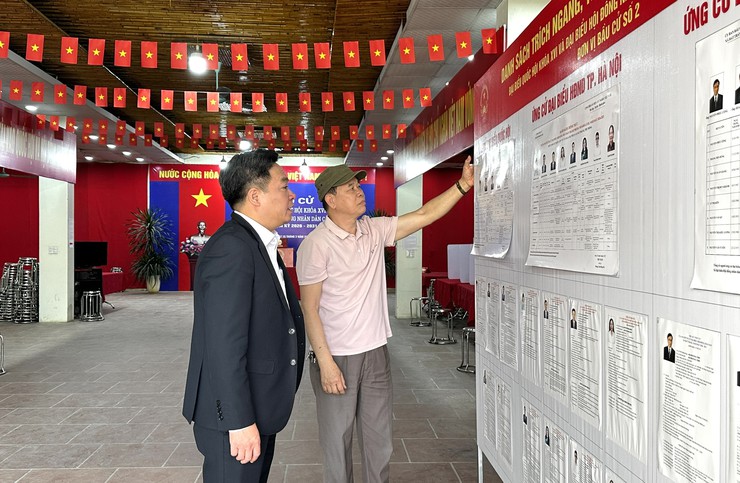 Uỷ ban bầu cử xã Bát Tràng giao ban đánh giá công tác chuẩn bị bầu cử- Ảnh 2.