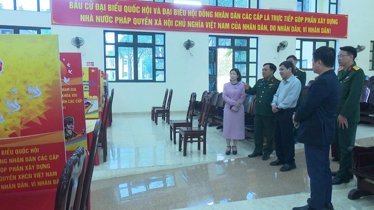 CHỦ TỊCH UBND XÃ SÓC SƠN PHẠM QUANG NGỌC KIỂM TRA CÔNG TÁC CHUẨN BỊ BẦU CỬ TẠI CÁC ĐƠN VỊ NGOÀI DÂN CƯ- Ảnh 3.