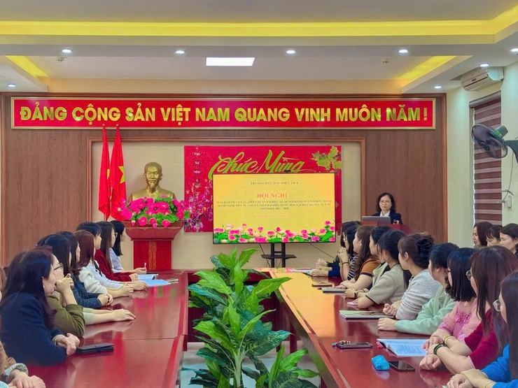 CÁC NHÀ TRƯỜNG TRÊN ĐỊA BÀN XÃ THƯ LÂM TỔ CHỨC HỘI NGHỊ MẠN ĐÀM VỀ CƠ CẤU, TIÊU CHUẨN ĐẠI BIỂU QUỐC HỘI KHÓA XVI VÀ ĐẠI BIỂU HĐND CÁC CẤP NHIỆM KỲ 2026 – 2031- Ảnh 4.