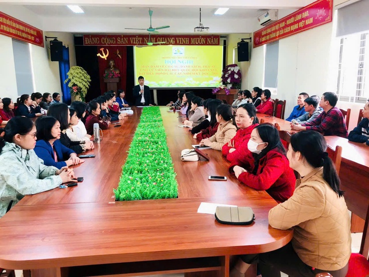 CÁC NHÀ TRƯỜNG TRÊN ĐỊA BÀN XÃ THƯ LÂM TỔ CHỨC HỘI NGHỊ MẠN ĐÀM VỀ CƠ CẤU, TIÊU CHUẨN ĐẠI BIỂU QUỐC HỘI KHÓA XVI VÀ ĐẠI BIỂU HĐND CÁC CẤP NHIỆM KỲ 2026 – 2031- Ảnh 5.