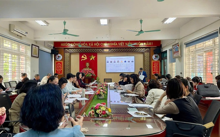 CÁC NHÀ TRƯỜNG TRÊN ĐỊA BÀN XÃ THƯ LÂM TỔ CHỨC HỘI NGHỊ MẠN ĐÀM VỀ CƠ CẤU, TIÊU CHUẨN ĐẠI BIỂU QUỐC HỘI KHÓA XVI VÀ ĐẠI BIỂU HĐND CÁC CẤP NHIỆM KỲ 2026 – 2031- Ảnh 6.