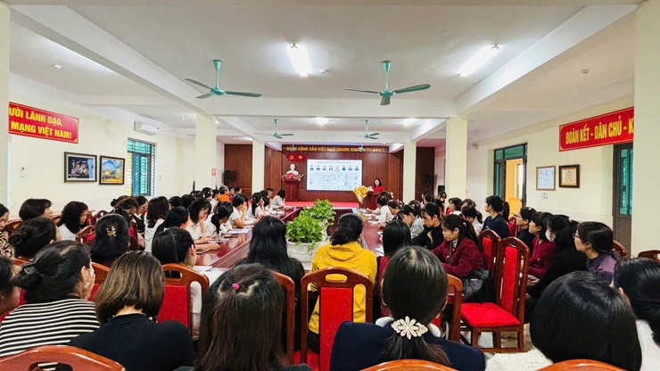 CÁC NHÀ TRƯỜNG TRÊN ĐỊA BÀN XÃ THƯ LÂM TỔ CHỨC HỘI NGHỊ MẠN ĐÀM VỀ CƠ CẤU, TIÊU CHUẨN ĐẠI BIỂU QUỐC HỘI KHÓA XVI VÀ ĐẠI BIỂU HĐND CÁC CẤP NHIỆM KỲ 2026 – 2031- Ảnh 12.