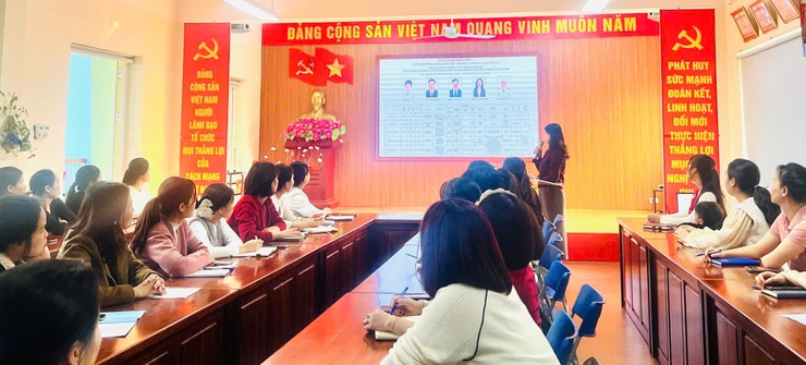 CÁC NHÀ TRƯỜNG TRÊN ĐỊA BÀN XÃ THƯ LÂM TỔ CHỨC HỘI NGHỊ MẠN ĐÀM VỀ CƠ CẤU, TIÊU CHUẨN ĐẠI BIỂU QUỐC HỘI KHÓA XVI VÀ ĐẠI BIỂU HĐND CÁC CẤP NHIỆM KỲ 2026 – 2031- Ảnh 13.