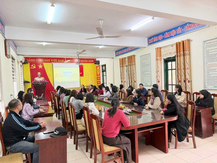 CÁC NHÀ TRƯỜNG TRÊN ĐỊA BÀN XÃ THƯ LÂM TỔ CHỨC HỘI NGHỊ MẠN ĐÀM VỀ CƠ CẤU, TIÊU CHUẨN ĐẠI BIỂU QUỐC HỘI KHÓA XVI VÀ ĐẠI BIỂU HĐND CÁC CẤP NHIỆM KỲ 2026 – 2031- Ảnh 15.