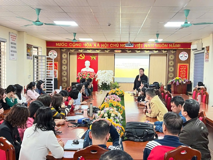 CÁC NHÀ TRƯỜNG TRÊN ĐỊA BÀN XÃ THƯ LÂM TỔ CHỨC HỘI NGHỊ MẠN ĐÀM VỀ CƠ CẤU, TIÊU CHUẨN ĐẠI BIỂU QUỐC HỘI KHÓA XVI VÀ ĐẠI BIỂU HĐND CÁC CẤP NHIỆM KỲ 2026 – 2031- Ảnh 16.