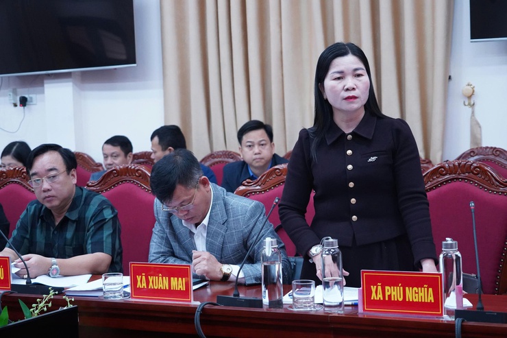 Đoàn kiểm tra, giám sát số 04 của Ủy ban MTTQ thành phố Hà Nội kiểm tra công tác bầu cử tại phường Chương Mỹ- Ảnh 5.