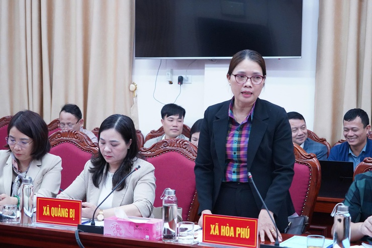 Đoàn kiểm tra, giám sát số 04 của Ủy ban MTTQ thành phố Hà Nội kiểm tra công tác bầu cử tại phường Chương Mỹ- Ảnh 8.