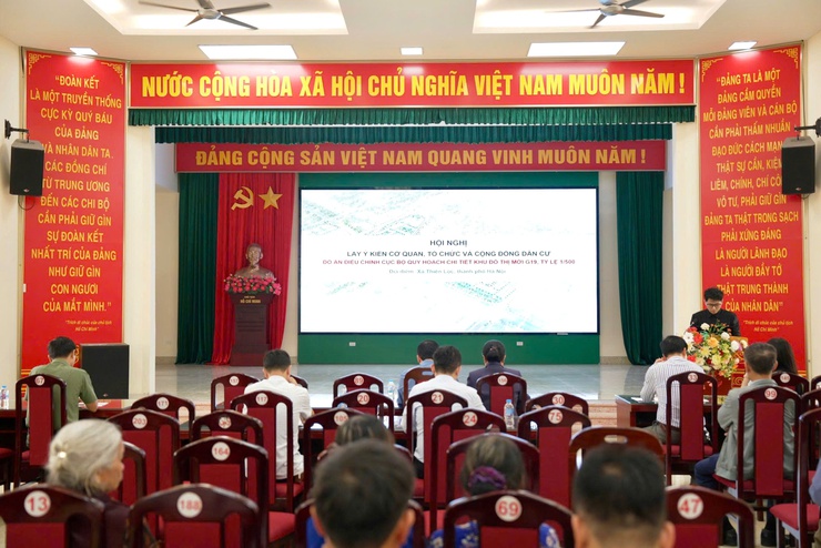 Hội nghị lấy ý kiến cơ quan, tổ chức, cá nhân và cộng đồng dân cư đối với đồ án: Điều chỉnh cục bộ Quy hoạch chi tiết tỷ lệ 1/500 Khu đô thị mới G19.- Ảnh 1.