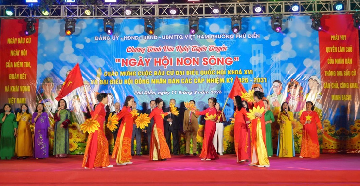 “Ngày Hội Non Sông”: Chương trình văn nghệ tuyên truyền chào mừng bầu cử đại biểu Quốc hội và đại biểu HĐND các cấp nhiệm kỳ 2026-2031- Ảnh 11.