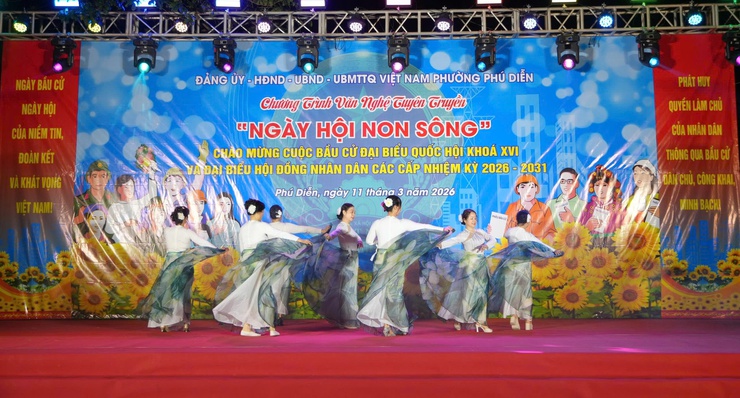 “Ngày Hội Non Sông”: Chương trình văn nghệ tuyên truyền chào mừng bầu cử đại biểu Quốc hội và đại biểu HĐND các cấp nhiệm kỳ 2026-2031- Ảnh 12.
