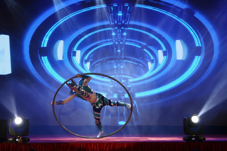 Rực rỡ đêm nghệ thuật chào mừng ngày hội bầu cử tại xã Quốc Oai- Ảnh 12.