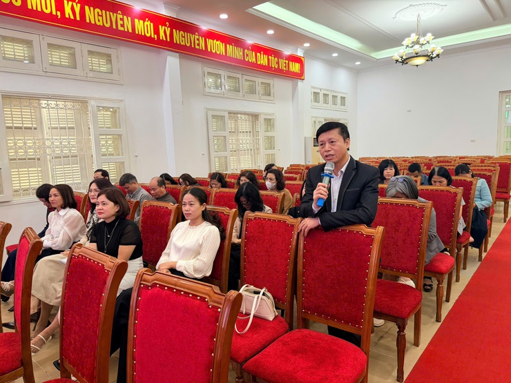 Cơ quan Đảng ủy – Ủy ban MTTQ Việt Nam và Cơ quan HĐND & UBND phường Bồ Đề tổ chức hội nghị mạn đàm tiểu sử các ứng cử viên- Ảnh 7.