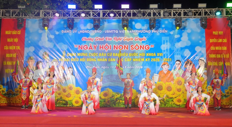 “Ngày Hội Non Sông”: Chương trình văn nghệ tuyên truyền chào mừng bầu cử đại biểu Quốc hội và đại biểu HĐND các cấp nhiệm kỳ 2026-2031- Ảnh 4.