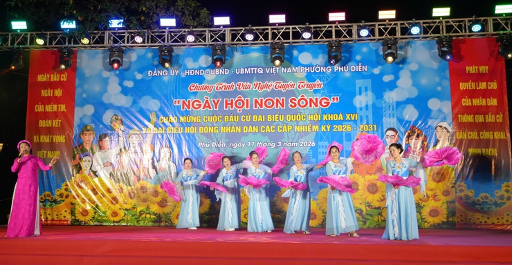 “Ngày Hội Non Sông”: Chương trình văn nghệ tuyên truyền chào mừng bầu cử đại biểu Quốc hội và đại biểu HĐND các cấp nhiệm kỳ 2026-2031- Ảnh 5.