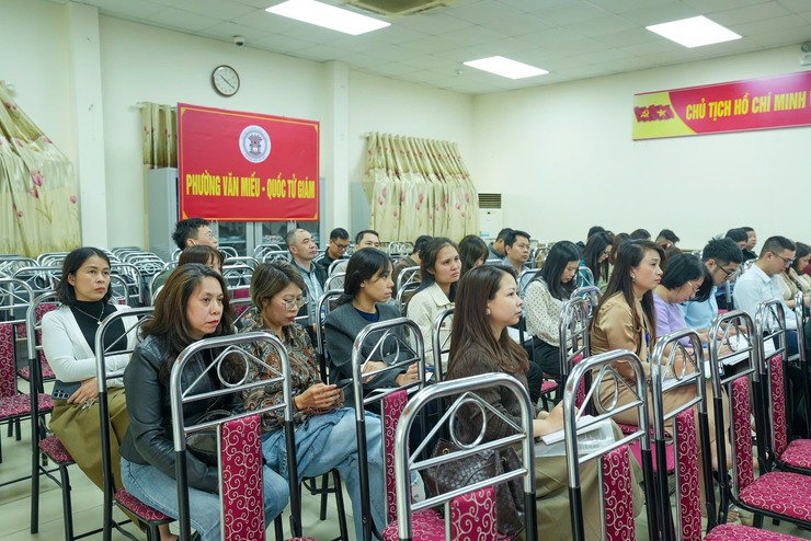 CÁC ĐIỂM BẦU CỬ TẠI PHƯỜNG VĂN MIẾU - QUỐC TỬ GIÁM SẴN SÀNG CHO NGÀY HỘI NON SÔNG- Ảnh 6.