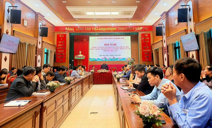 Hội nghị tập huấn hướng dẫn báo cáo, tổng hợp kết quả bầu cử đại biểu Quốc hội khóa XVI và đại biểu HĐND các cấp nhiệm kỳ 2026–2031- Ảnh 1.