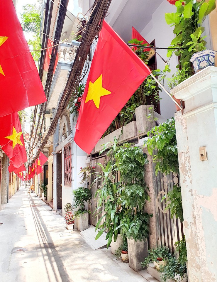 Phường Ba Đình rực rỡ cờ hoa, sẵn sàng cho Ngày hội lớn của toàn dân- Ảnh 3.