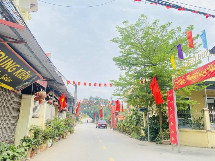 Hội Cựu chiến binh xã Hát Môn ra mắt mô hình tuyến đường tự quản “Sáng – xanh – sạch – đẹp – an toàn”- Ảnh 3.